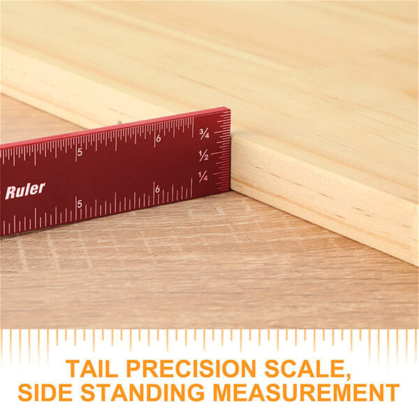  Levoite™ Precision Woodworking Ruler Pocket Ruler Set