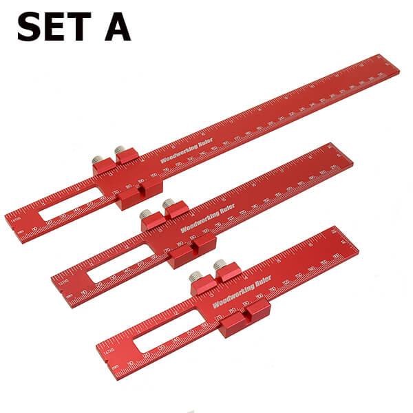  Levoite™ Precision Woodworking Ruler Pocket Ruler Set 3/6/9 INCH