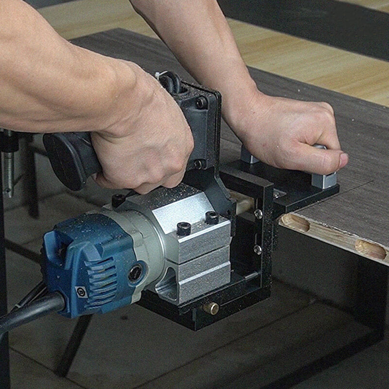 Levoite Router Mortising Jig and Loose Tenon Joinery System Adjustable Trimmer Holder Bracket