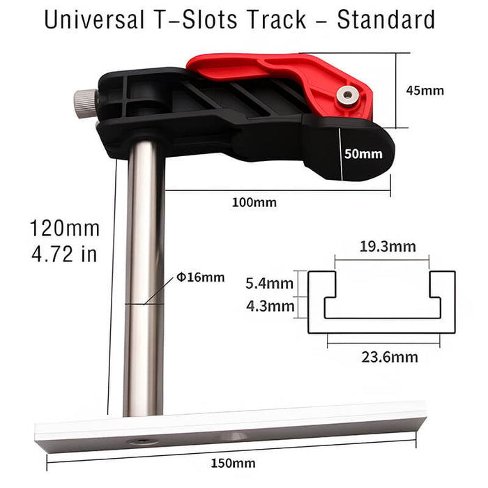 MFT Workbench Dog Clamp Hold Down Clamp for Woodworking