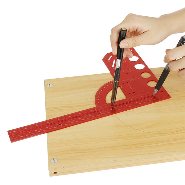 Universal Angle Square Ruler Muti Functional Try Square Framing Square Carpentry Squares Measuring Marking & Layout Tools
