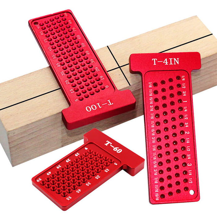 Levoite™ Precision Mini T-Squares Ruler T-Marking Squares for Woodworking