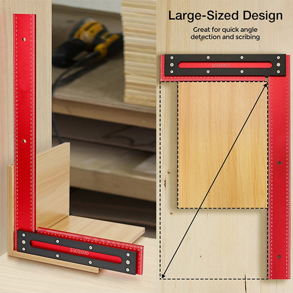 Levoite™ Carpenter Square Framing L Square for Woodworking
