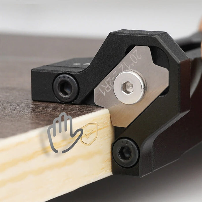 Levoite™ Manual Arc Edge Banding Trimmer Chamfer Plane for Woodworking