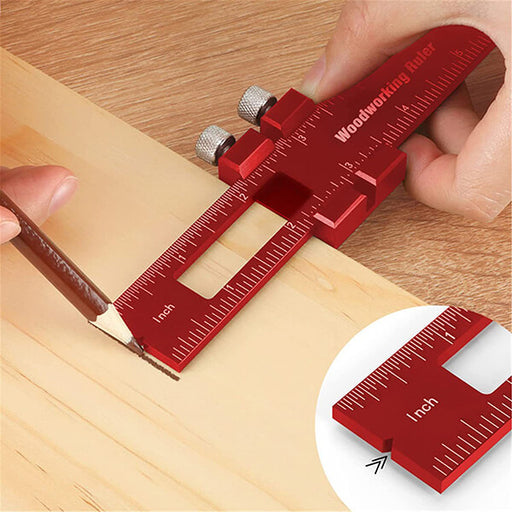  Levoite™ Precision Woodworking Ruler Pocket Ruler Set