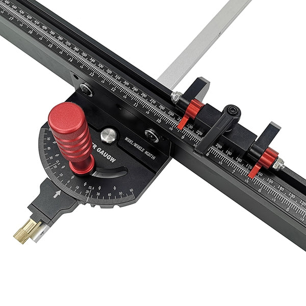 Levoite Precision Universal Miter Gauge System with Extended Miter Gauge Fence for Table Saw 