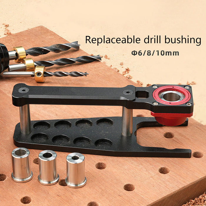 Levoite Woodworking 6 8 10 mm Drill Guide Jig