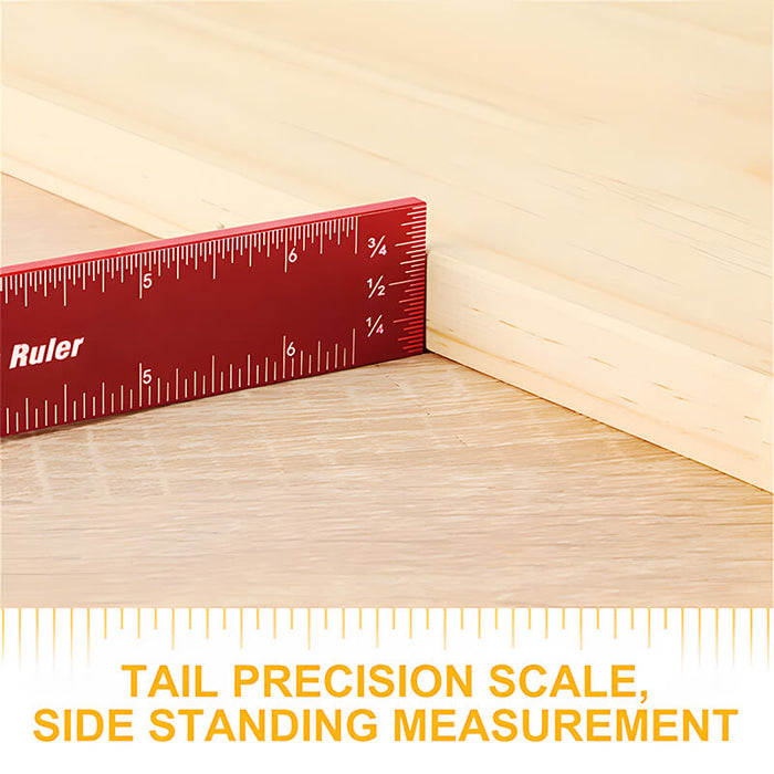 Levoite™ Precision Woodworking Pocket Ruler Set