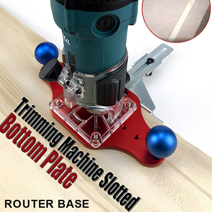 Houtbewerking Router Base | Trimmen Machine Slotted Base Houtbewerking Router Base | Trimmen Machine Slotted Base