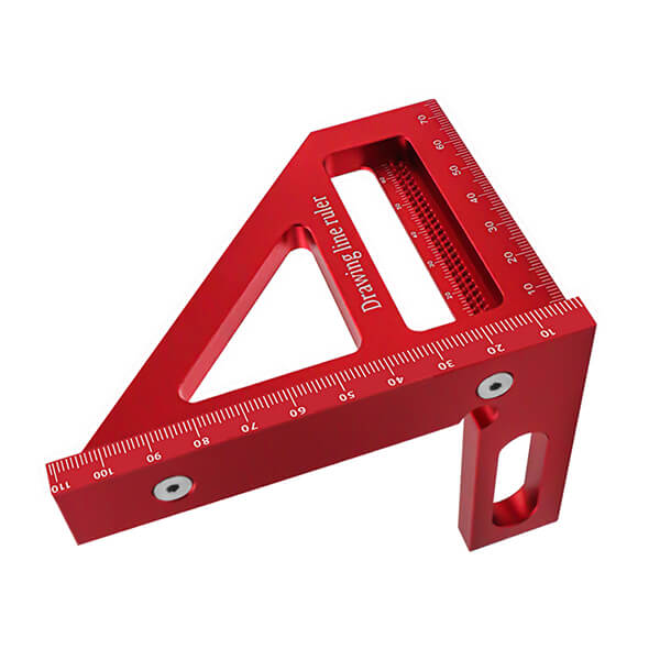 Levoite™ Square Protractor Miter Triangle Ruler With Marking Scriber L ...