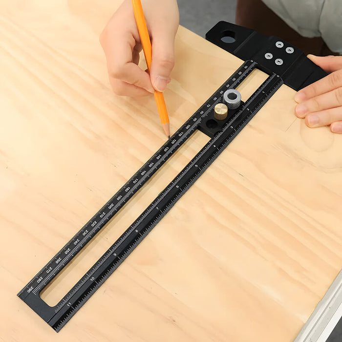 Levoite™ Drilling Positioning Ruler Combination Woodworking T-Square