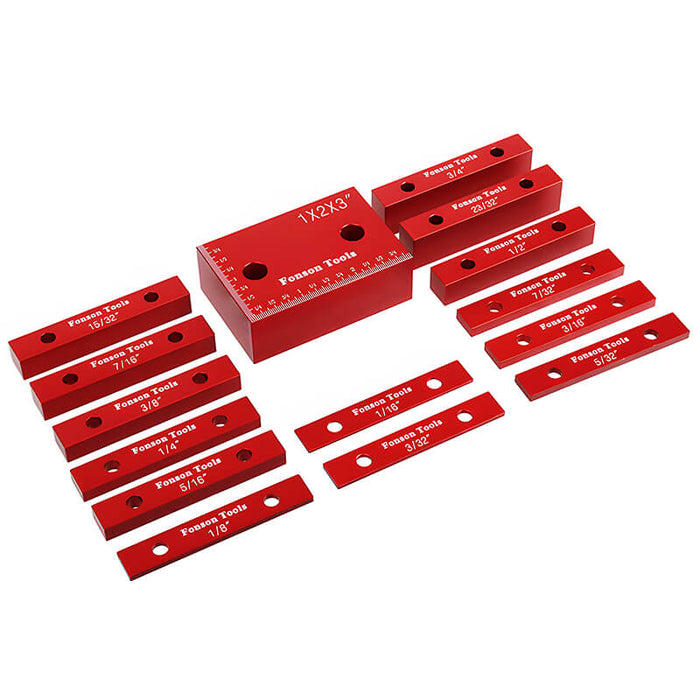 Levoite™ Precision Setup Blocks Metric Height Gauge Set for Woodworking