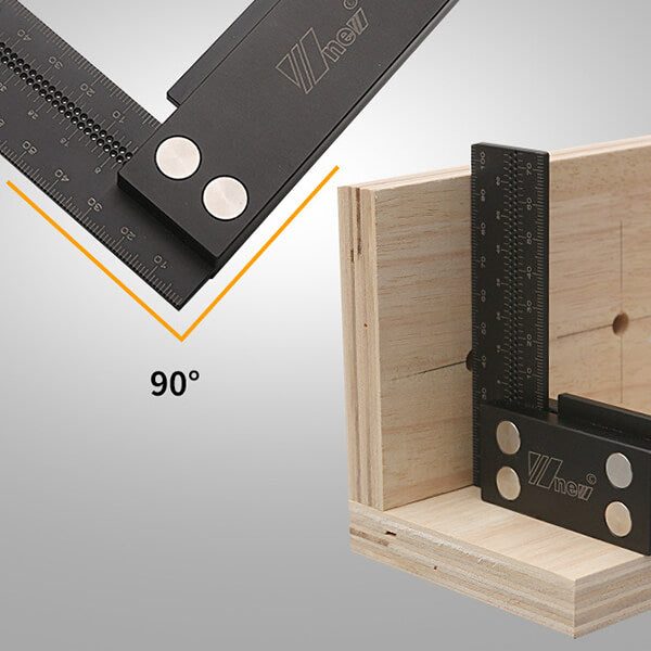Precision Carpenters Square Try Square for Woodworking Measuring and ...