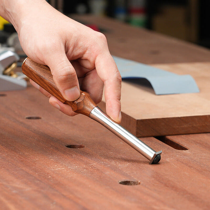 Levoite™ Mini Carbide Scraper with Wooden Handle