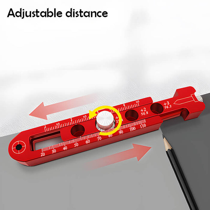 Levoite™ Woodworking Pocket Compass Scriber Circular Drawing Layout Tool 