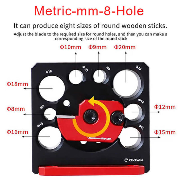 Levoite™ Dowel Making Jig - 8 Hole