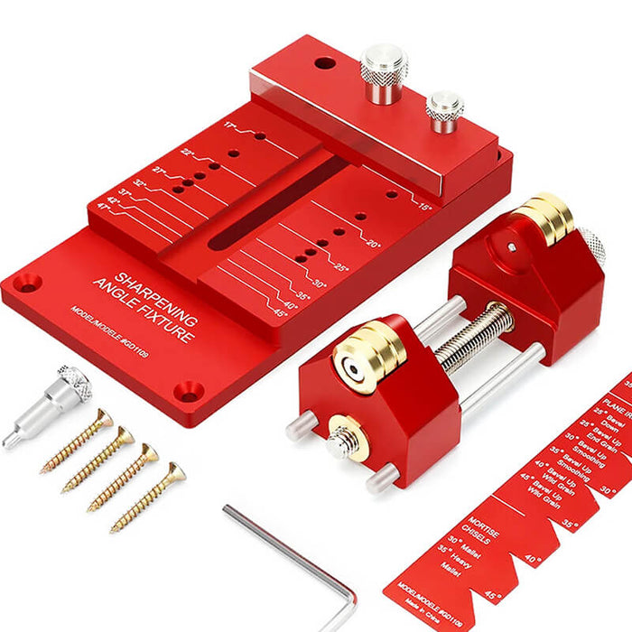 Levoite™ Sharpening System for Chisel and Plane Irons Sharpening Jig Guide