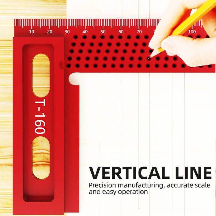 Levoite™ Precision Woodworking Carpenter Square Framing Square for Measuring and Marking