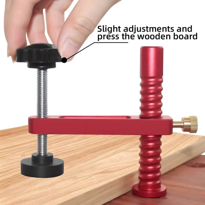 Levoite™ Woodworking Spiral 19/20MM Hold Fast Hold Down Bench Dog Clamp Desktop Quick Acting Hold Down Clamp Adjustable Fast Fixed Clip Levoite