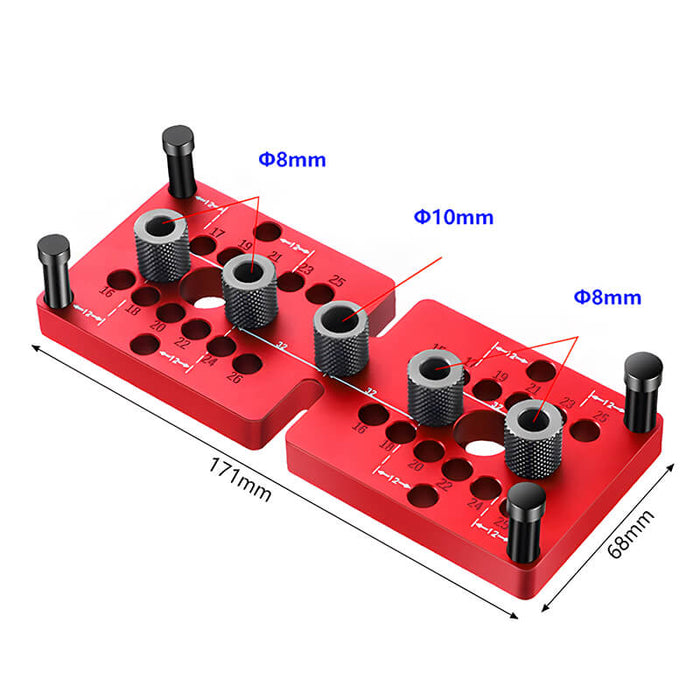 Levoite™ Doweling Jig Cam Lock Jig Cam and Dowel Jig Kit