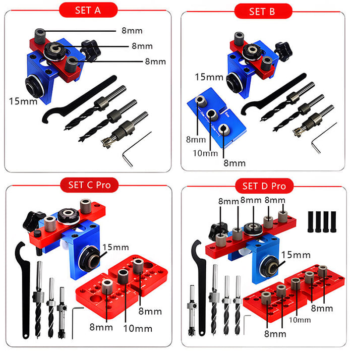 Levoite™ Doweling Jig Cam Lock Jig Cam and Dowel Jig