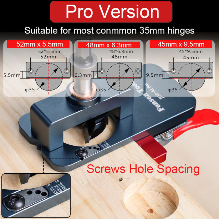 Levoite™ Concealed Hinge Boring Jig