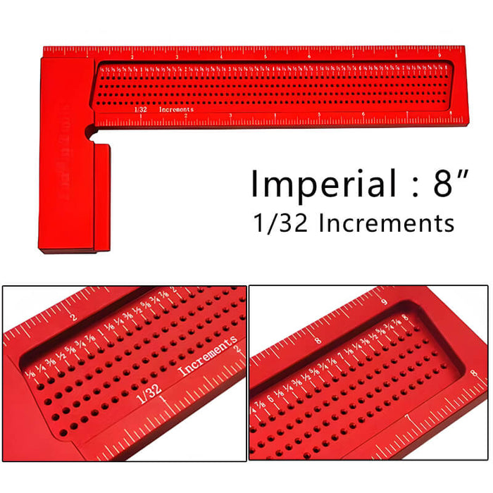 Levoite™ Precision Try Square Woodworking Square