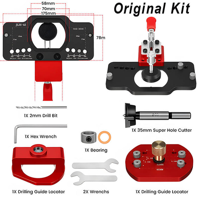 Levoite  European Hinge Jig 35MM Concealed Hinge Jig 