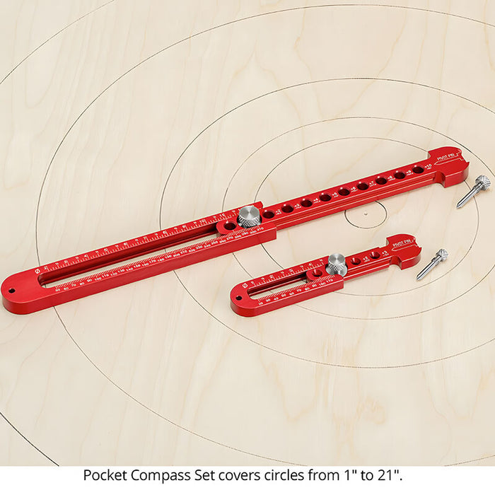 Levoite™ Woodworking Pocket Compass Scriber Circular Drawing Layout Tool 