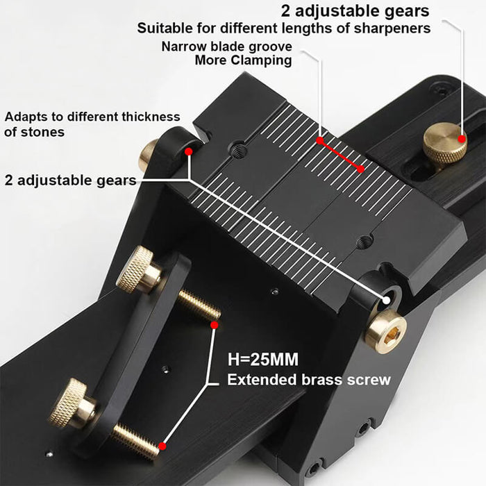 Levoite™ Premium Honing Guide Sled for Chisels and Plane irons Blades