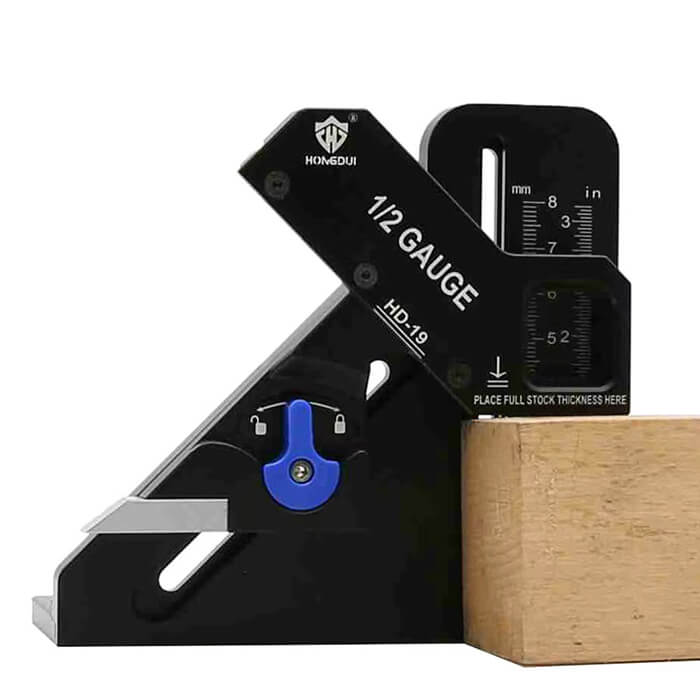 Precision Automatically 1/2 Gauge 1/2 Center Finder Marking Measuring Tool 