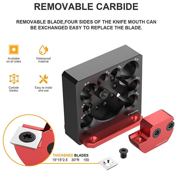 Adjustable Dowel Maker Jig 8-20mm with Carbide Blade Electric