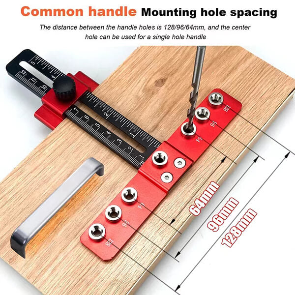Levoite Cabinet Hardware Drilling Template Cabinet Pull Tempalte Jig