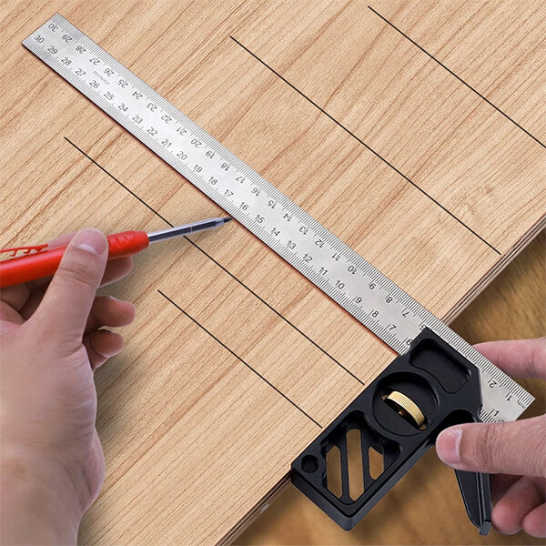 Levoite™ Woodworking Square Precision 45 Degree Triangle Square Ruler —  levoite