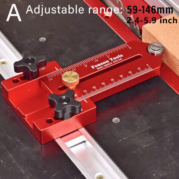 Levoite™ Precision Extended Thin Rip Guide Tablesaw Jig levoite