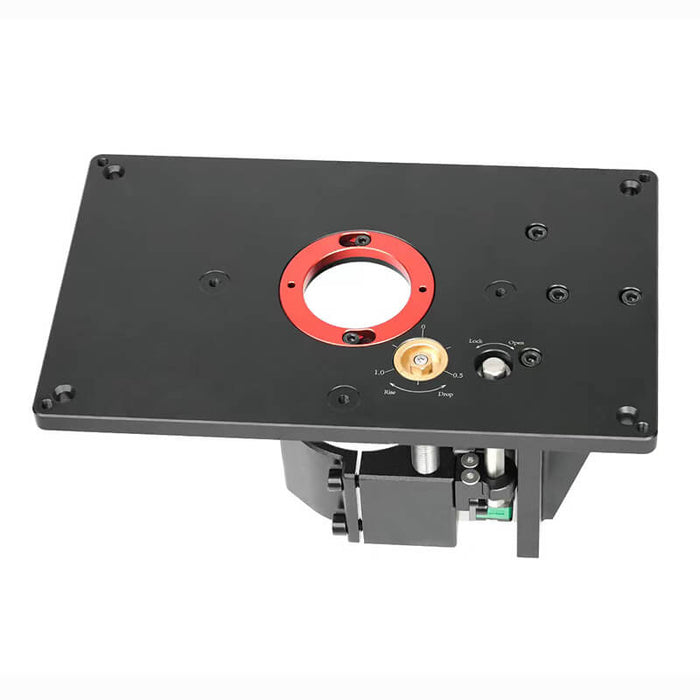 Precision Router Lift for 65mm Diameter Motors + Plate levoite