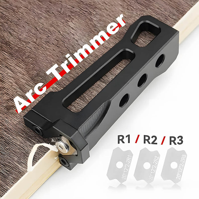 Levoite™ Manual Arc Edge Banding Trimmer Chamfer Plane for Woodworking