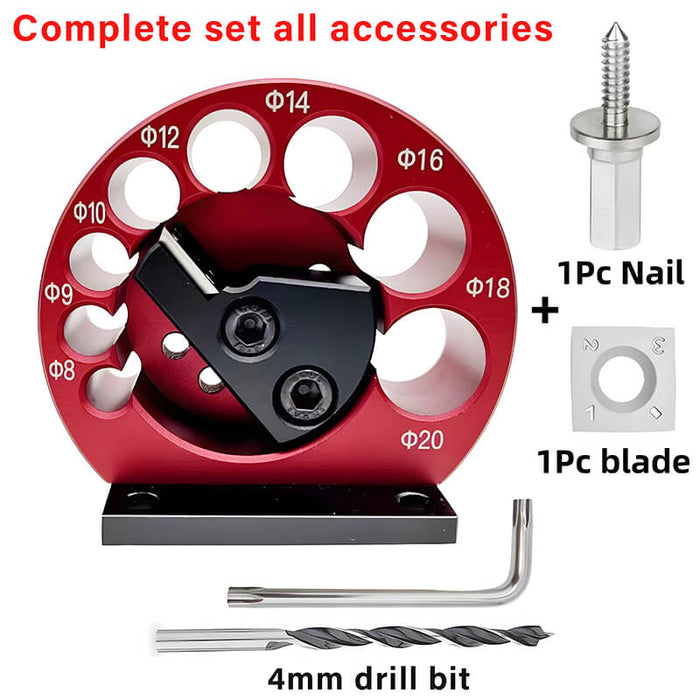 Levoite™ Dowel Making Jig - 8 Holes -Metric