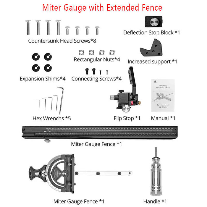 Levoite Precision Best Miter Gauge for Table Saw