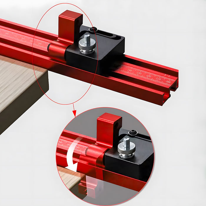 Fonson Track Saw Square Guide Rail and Stop