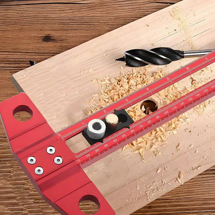 thumbnail image 2 of 26 Inch Aluminum T-Square Ruler - Drilling Positioning Jig For Woodworking & Cabinetry 2 of 13