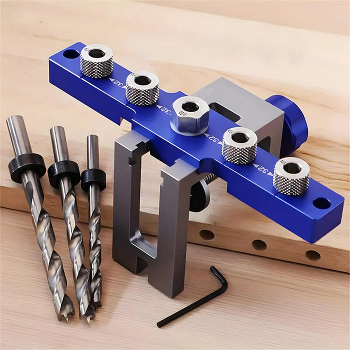 Levoite Self Centering Doweling Jig Drilling Guide Bushings Set