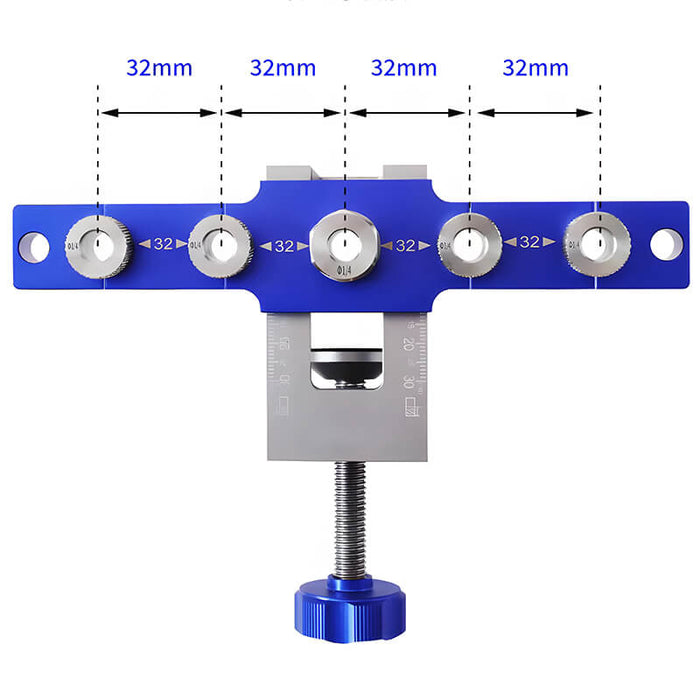 Levoite Self Centering Doweling Jig Drilling Guide Bushings Set