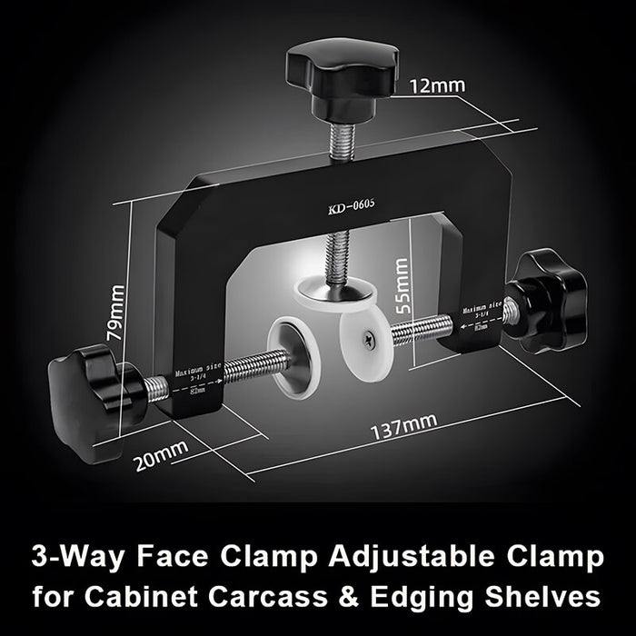 Levoite™ 3-Way Face Clamp Edging Clamp for Woodworking