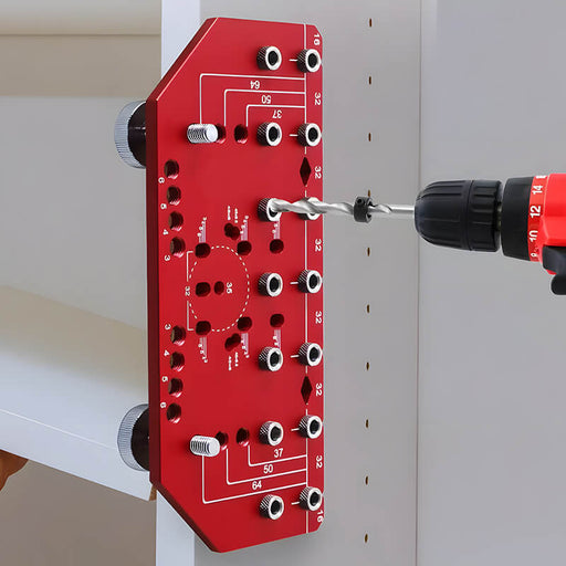 Precision Shelf Pin Jig 1/4" & 5mm and Concealed Hinge Jig