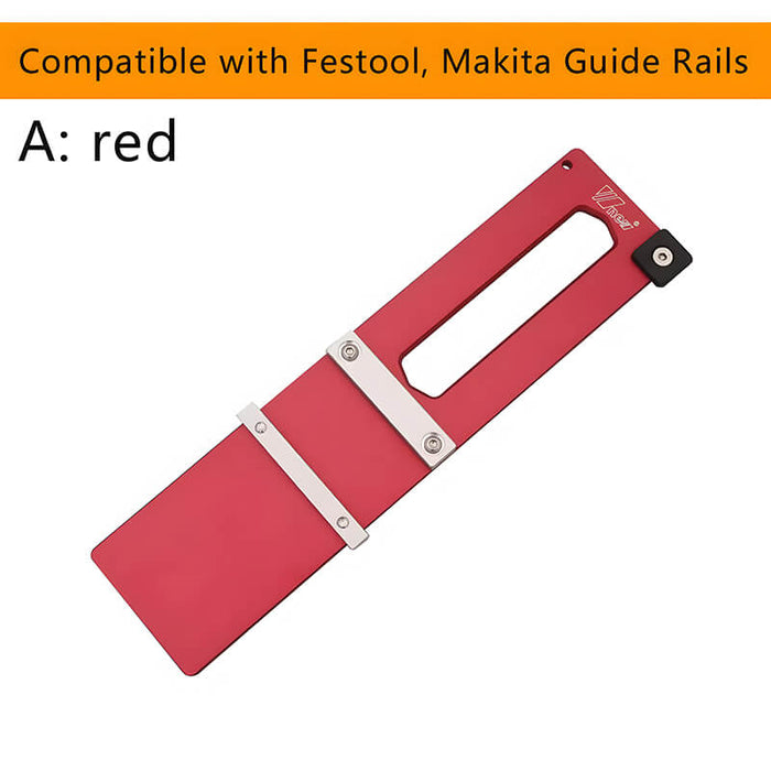 Rail Carré Pour Scie Festool / Makita – Blocage Facile, Coulisse V2, Plastique Vert