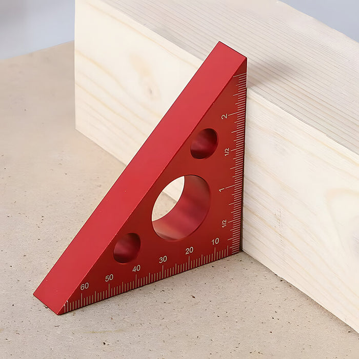 Levoite™ Precision Multi - Aluminum Alloy Triangle Ruler