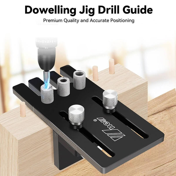 Levoite Best Precision Doweling Jig Kit for Furniture Connecting