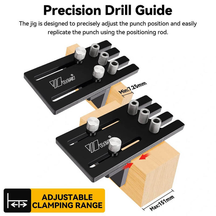 Levoite Best Doweling Jig Kit for Furniture Connecting