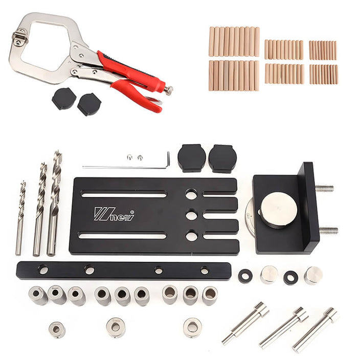 Levoite Best Precision Doweling Jig Kit for Furniture Connecting